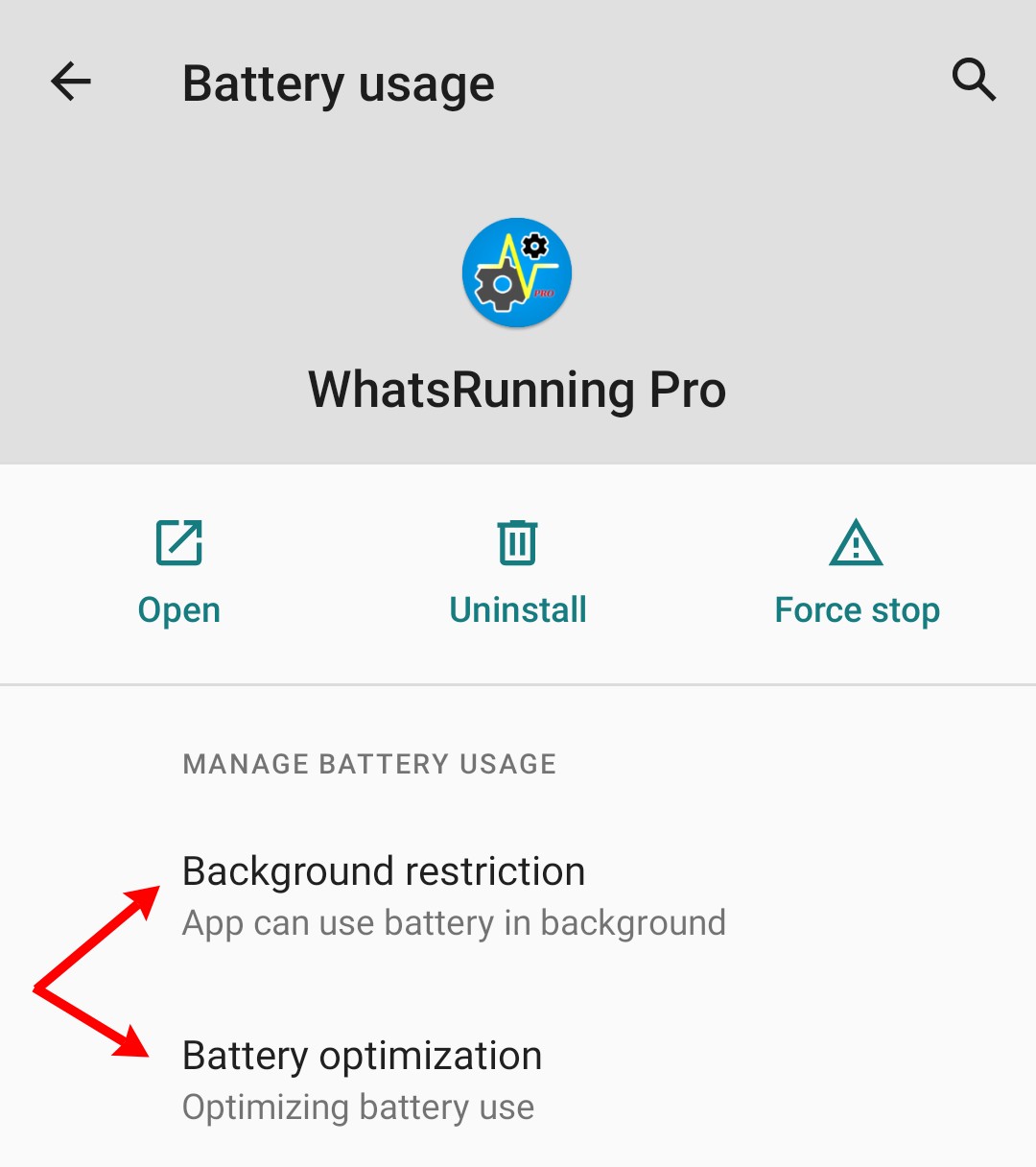 Android background permissions